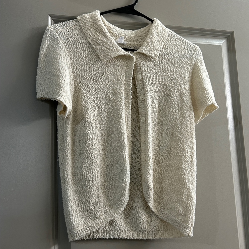 Garage- Cream Knit Cardigan